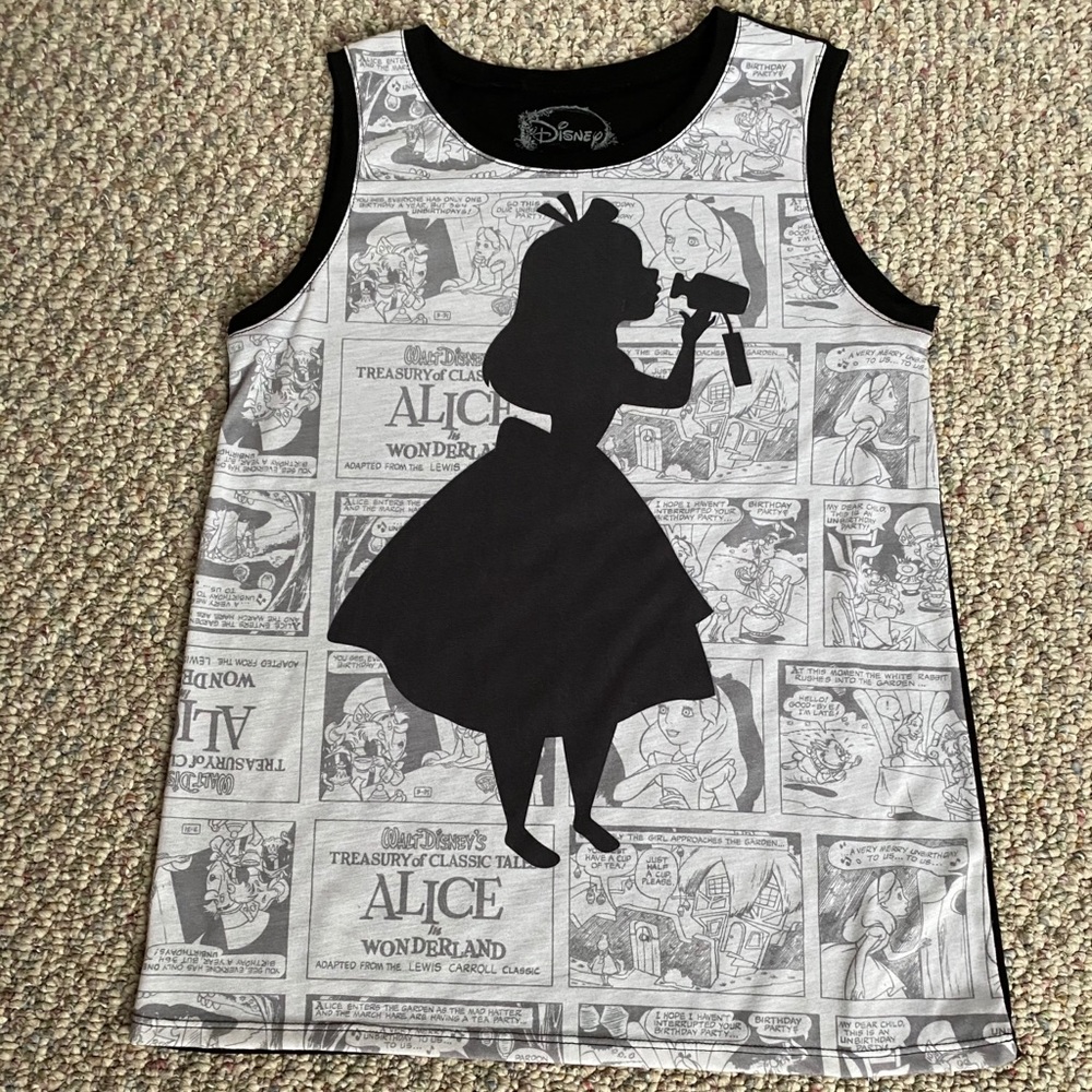 Disney Alice in Wonderland tank top